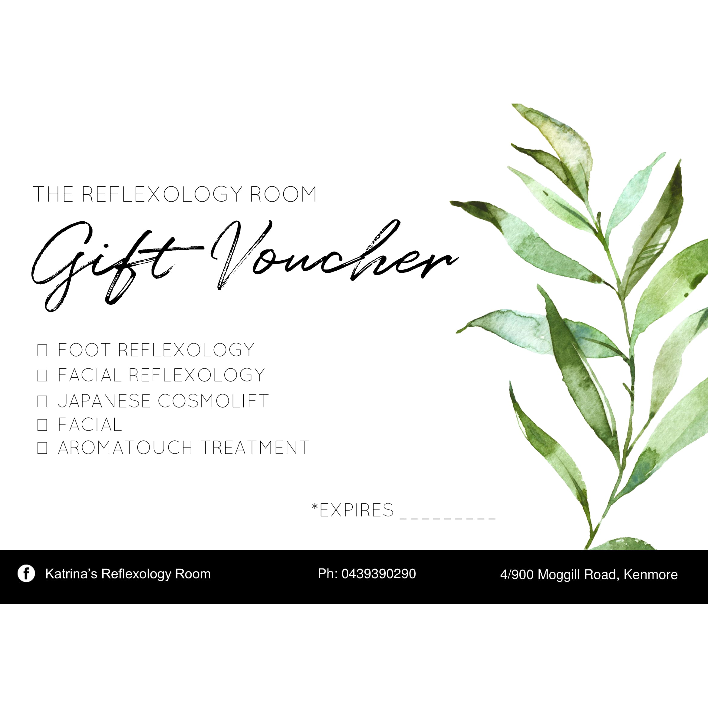 $85 Gift Voucher – The Reflexology Room